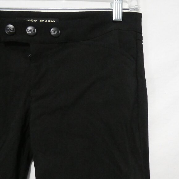 GUESS JEANS - Stretch | size 27 | Classic Black Straight-Cut Pants | NWOT - Picture 5 of 16